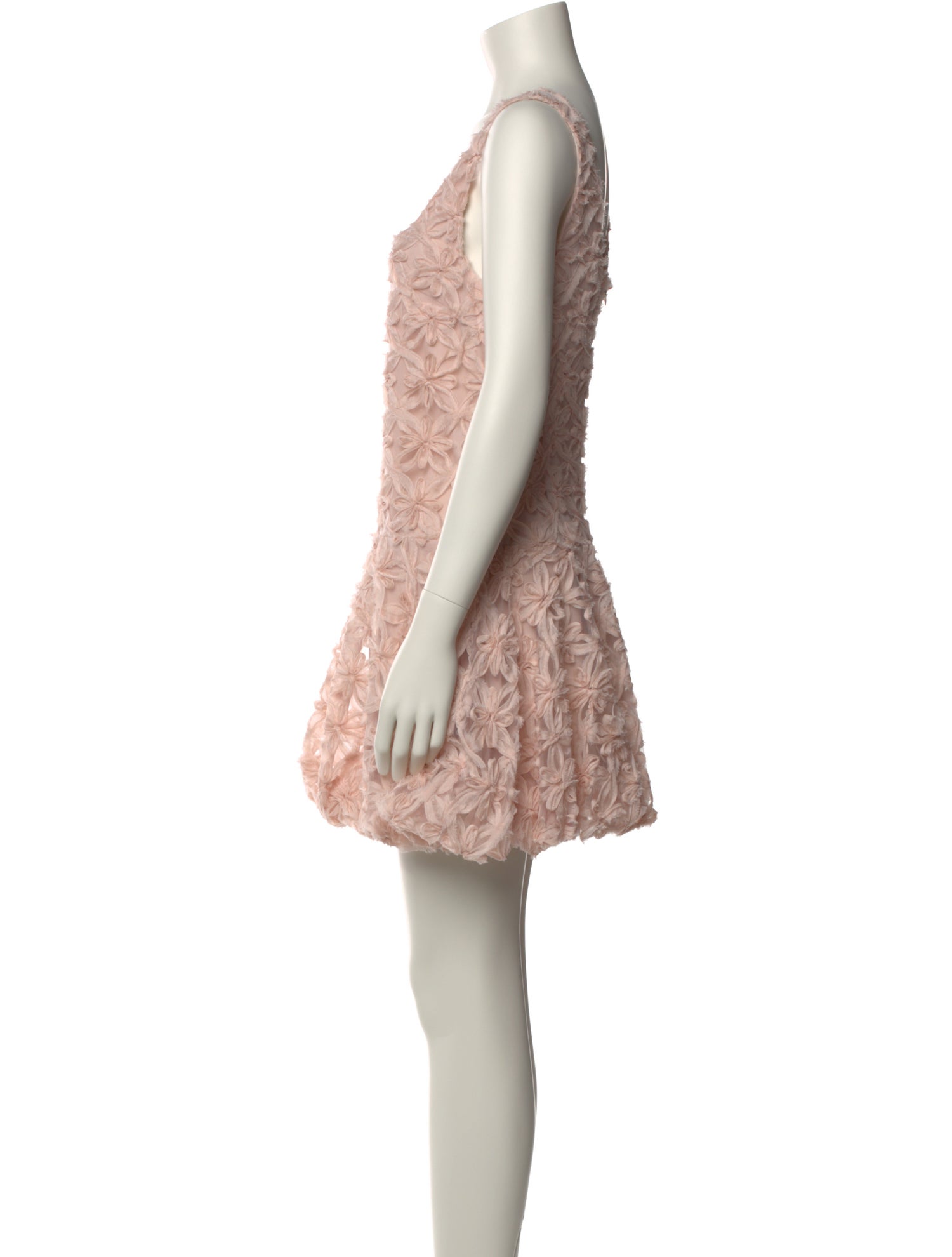 ASTR Lace Pattern Mini Dress