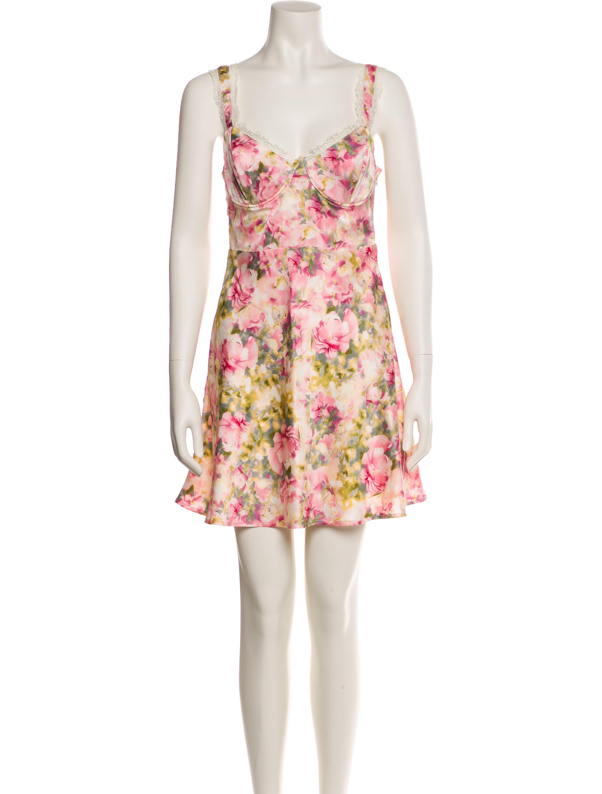 ASTR Floral Print Mini Dress