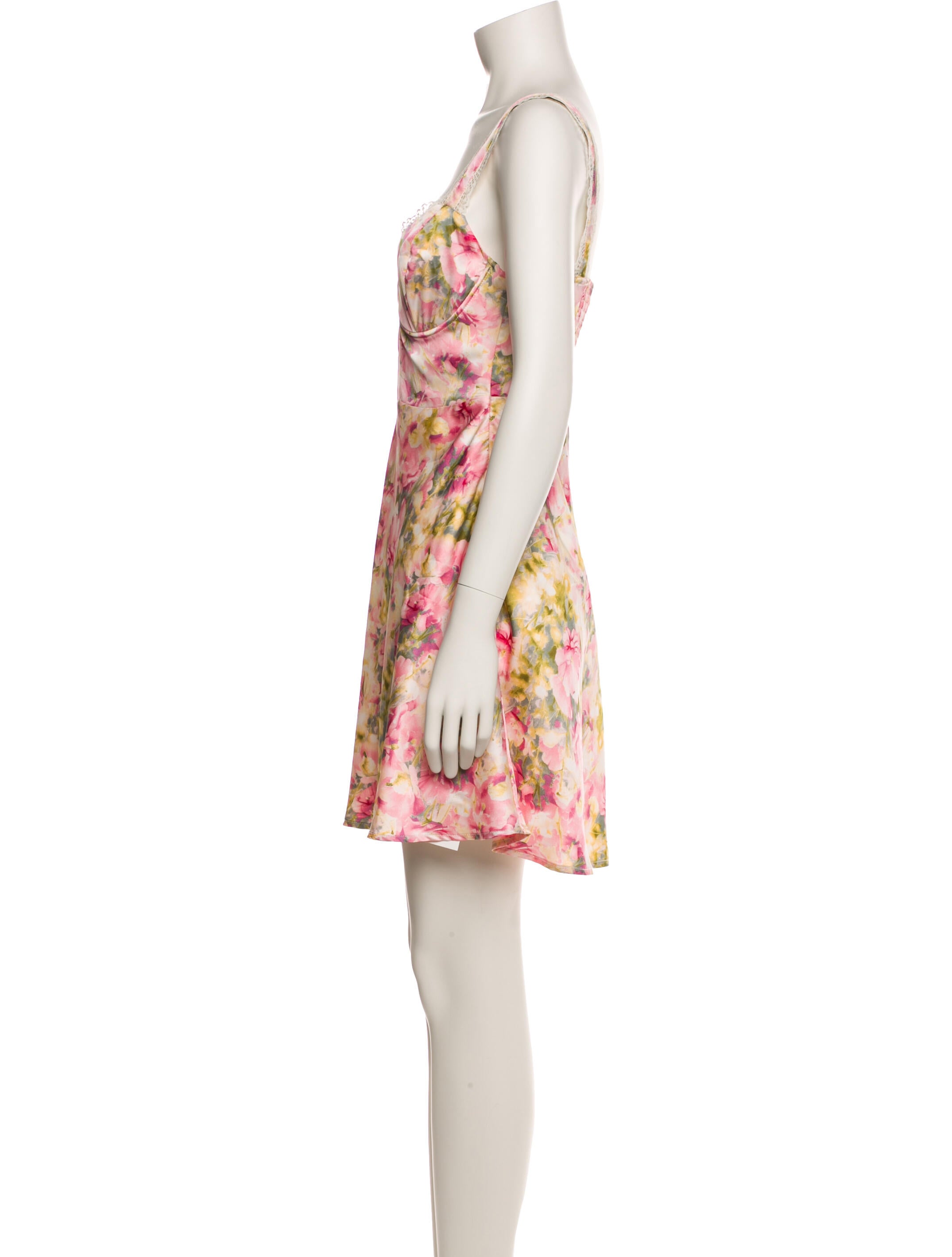 ASTR Floral Print Mini Dress