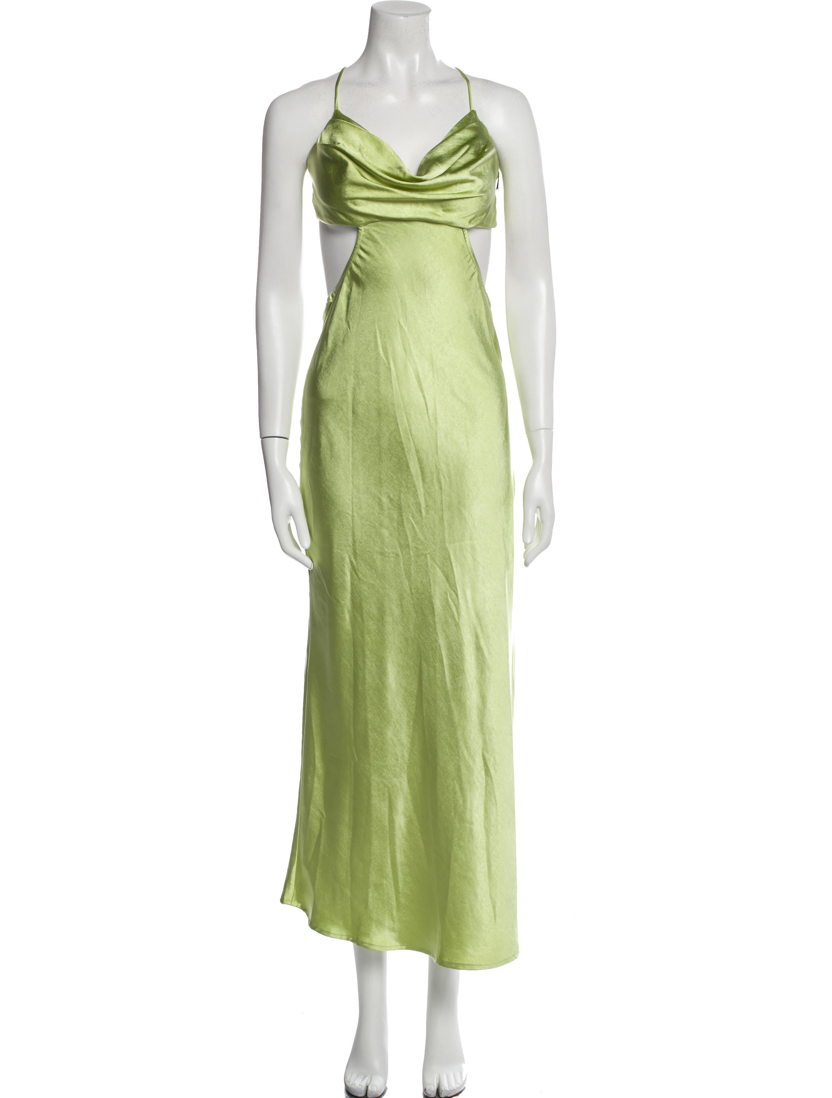 ASTR Cowl Neck Long Dress