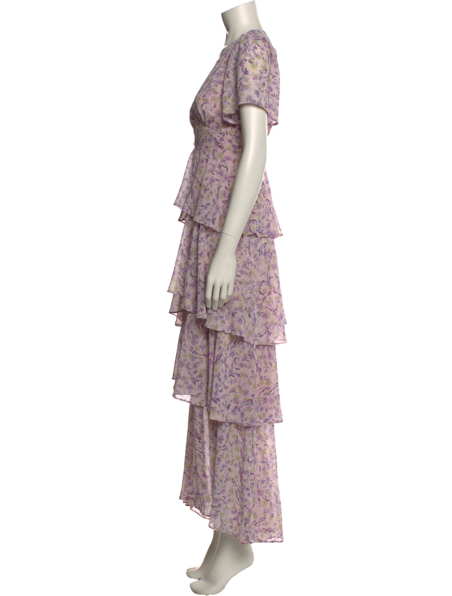 ASTR Floral Print Long Dress