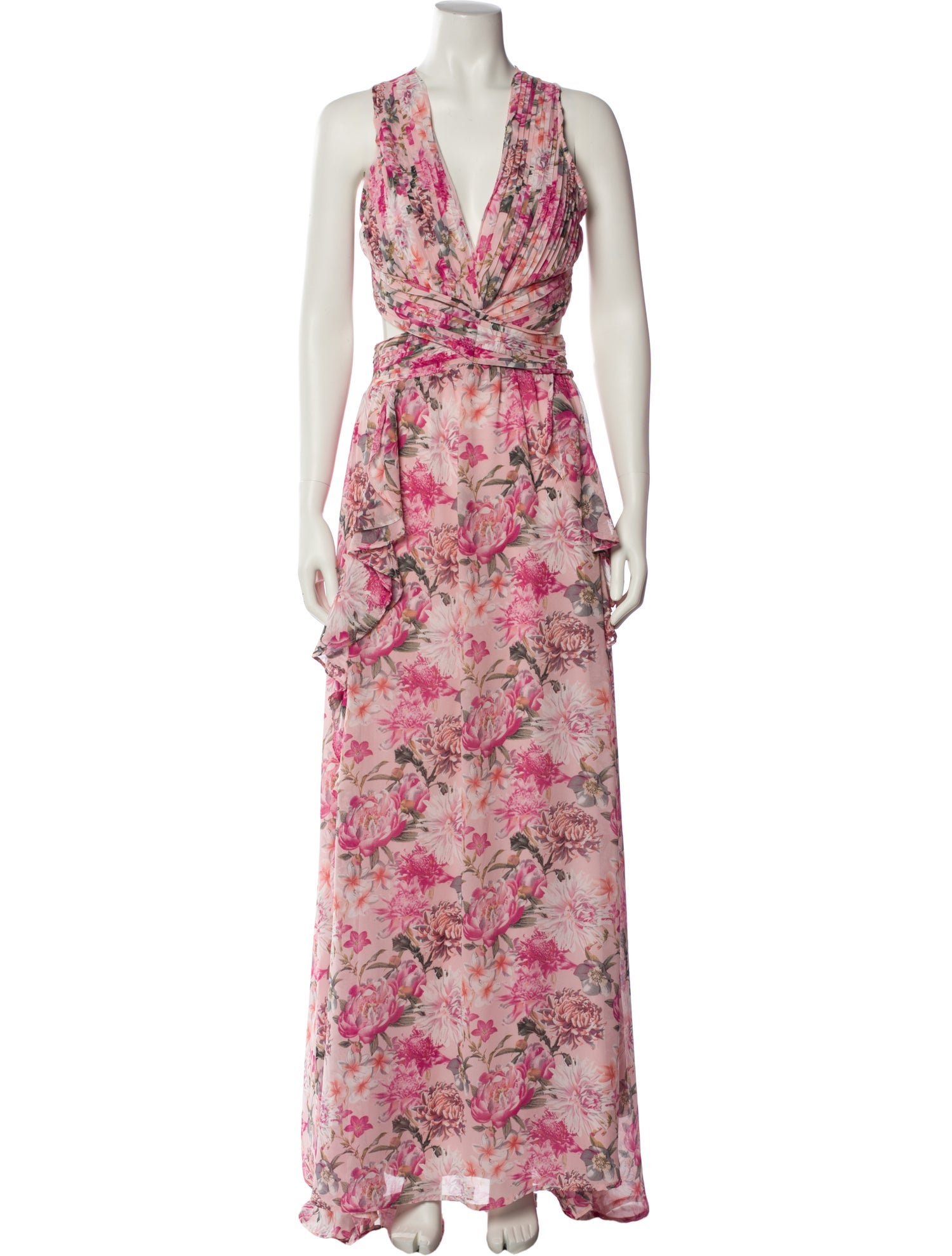 ASTR Floral Print Long Dress