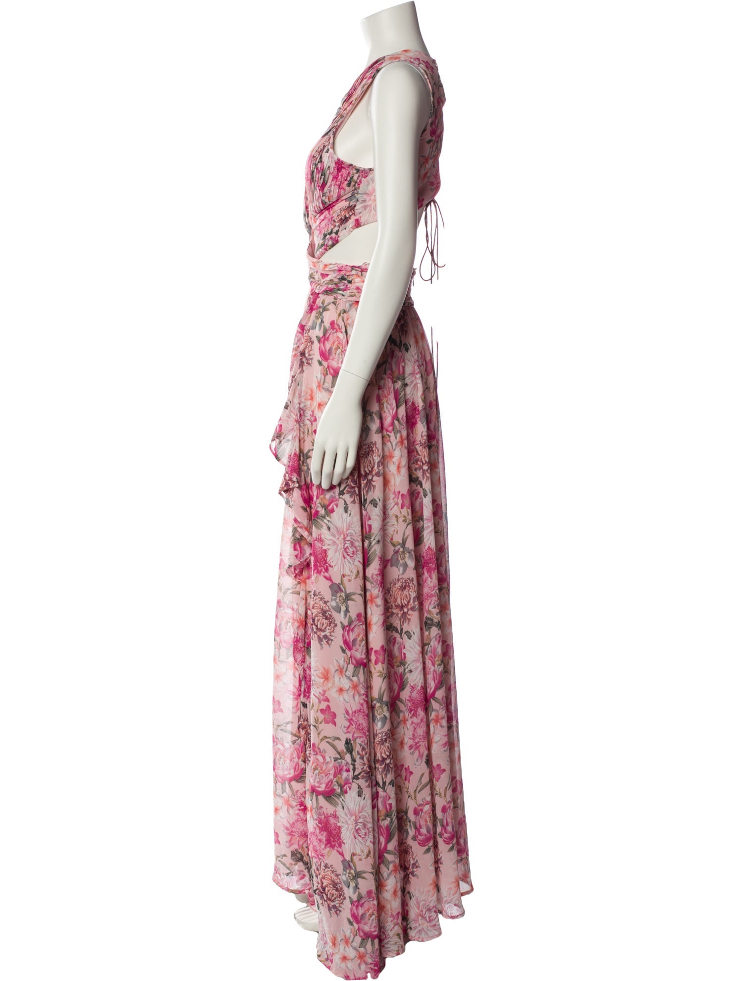 ASTR Floral Print Long Dress