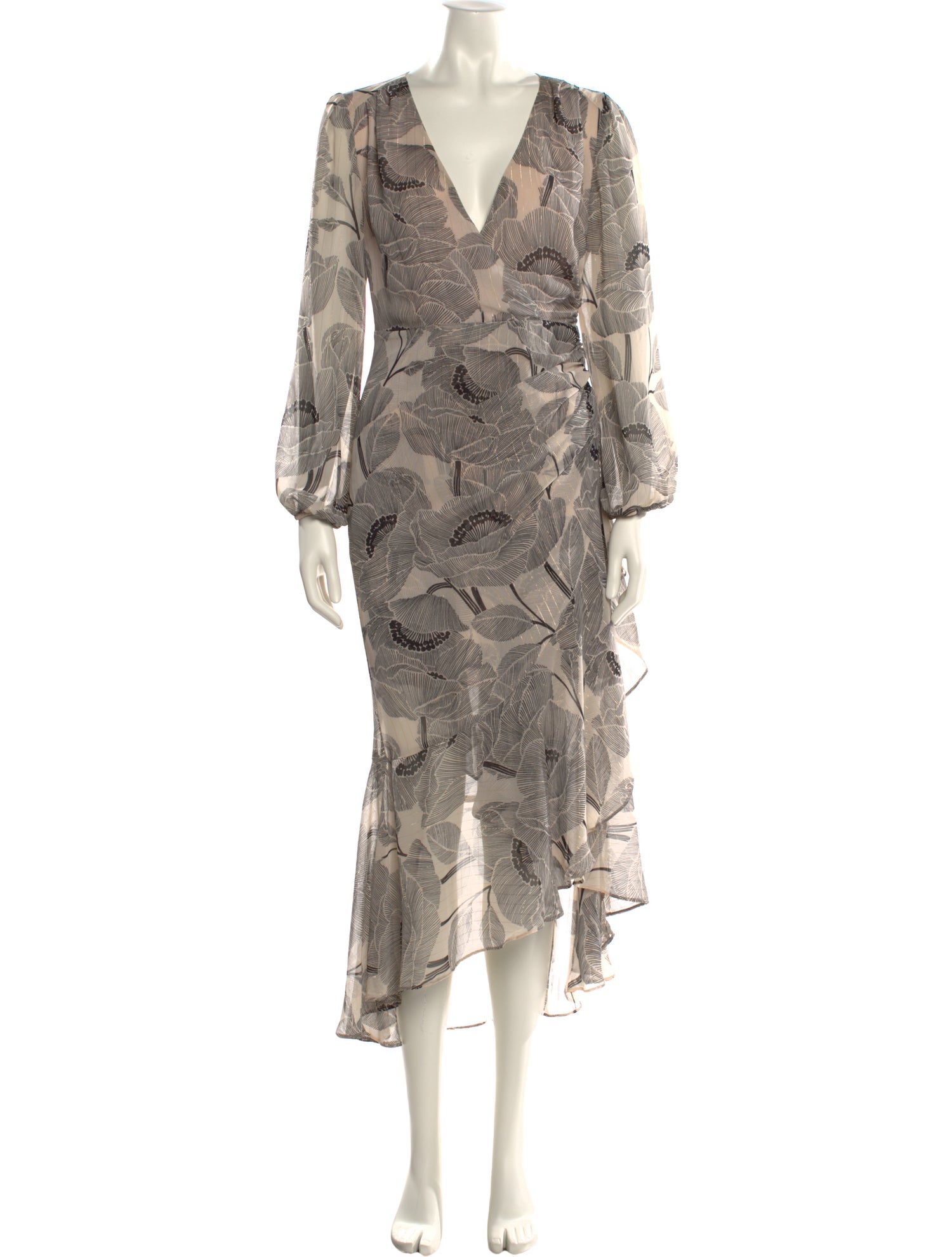 ASTR Floral Print Long Dress