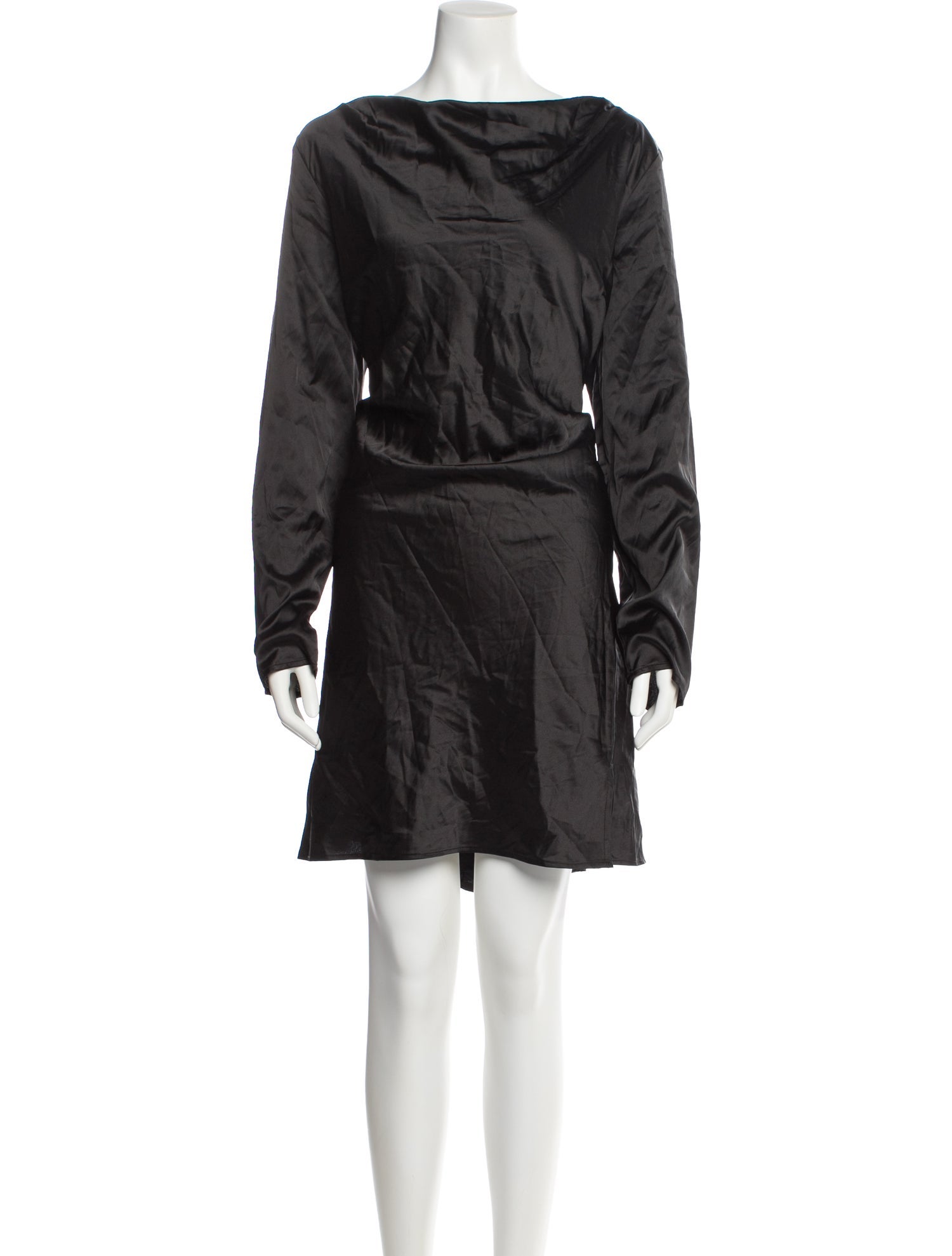 ASTR Bateau Neckline Mini Dress