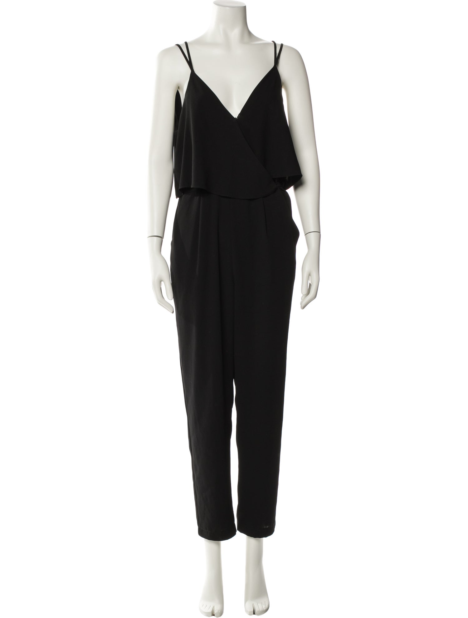 ASTR Plunge Neckline Jumpsuit