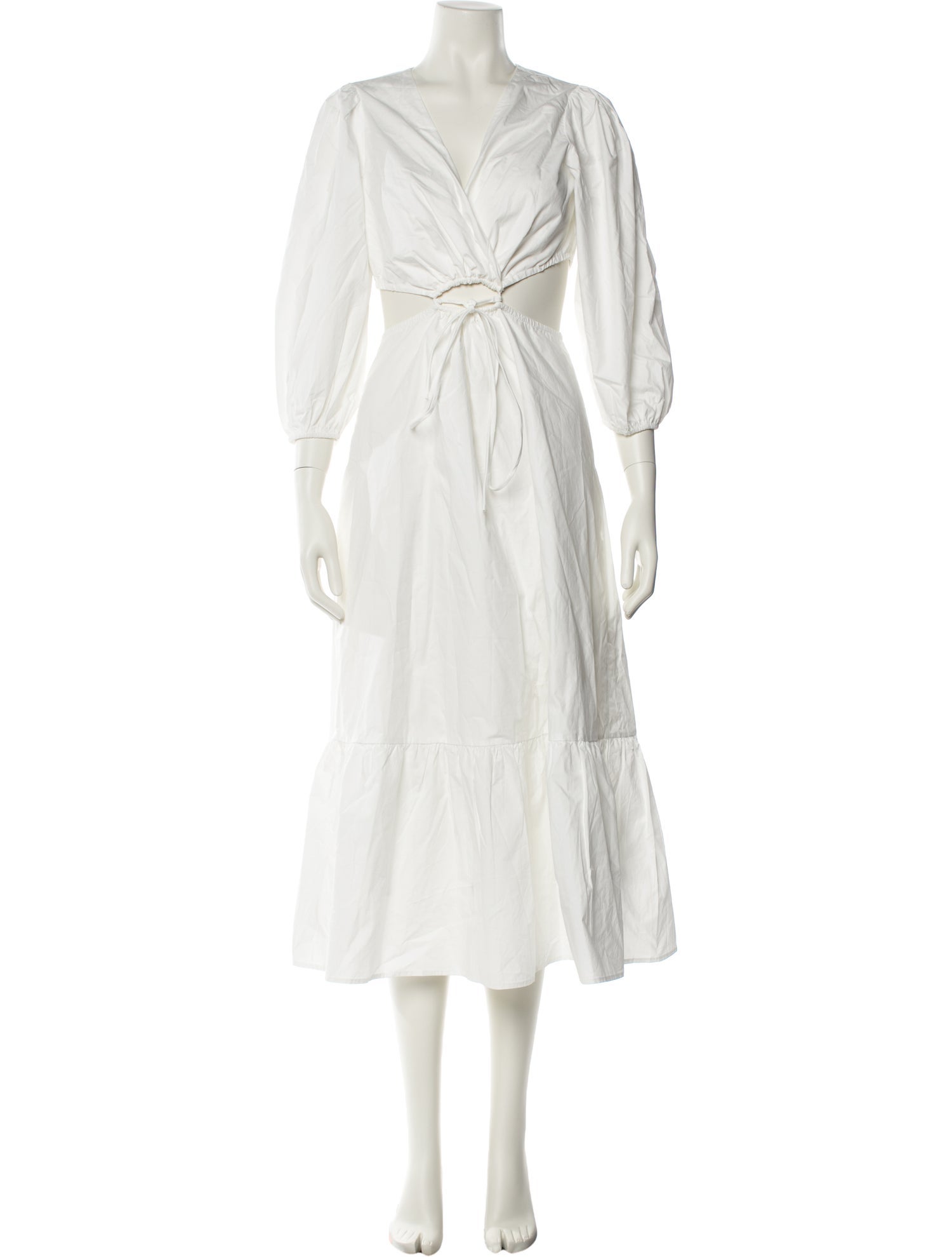 ASTR V-Neck Long Dress