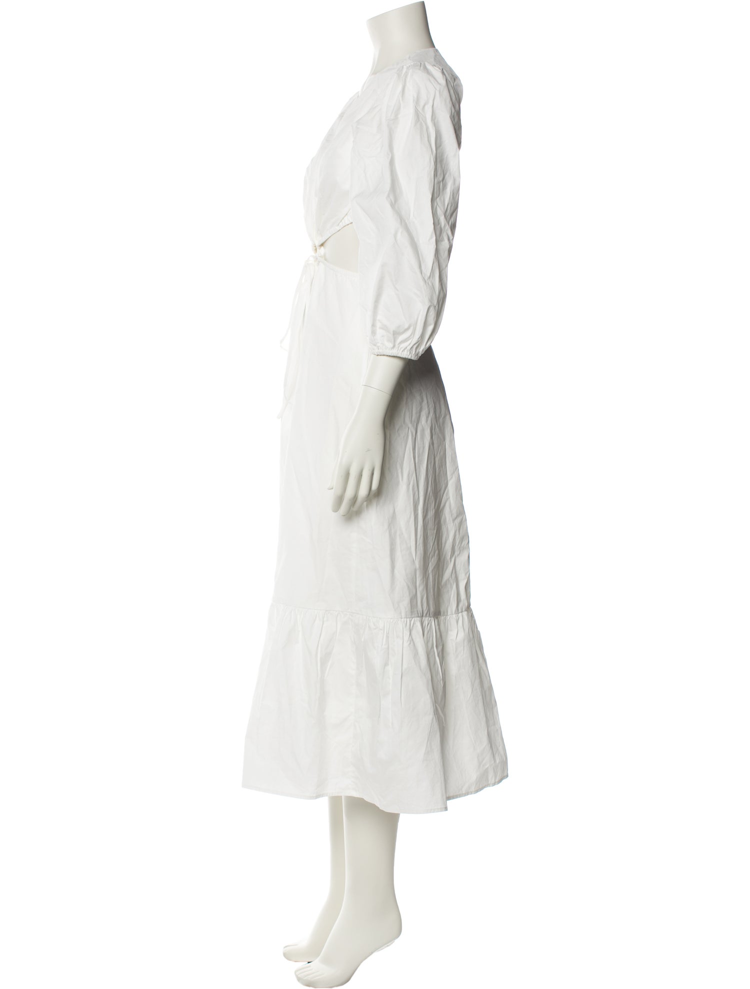 ASTR V-Neck Long Dress