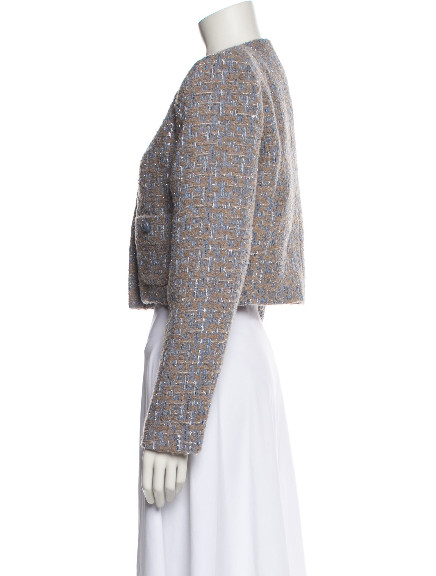 ASTR Tweed Pattern Evening Jacket