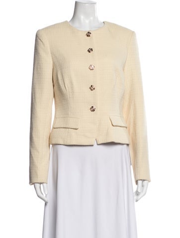 Pre-owned Astr Tweed Pattern Jacket In Neutrals