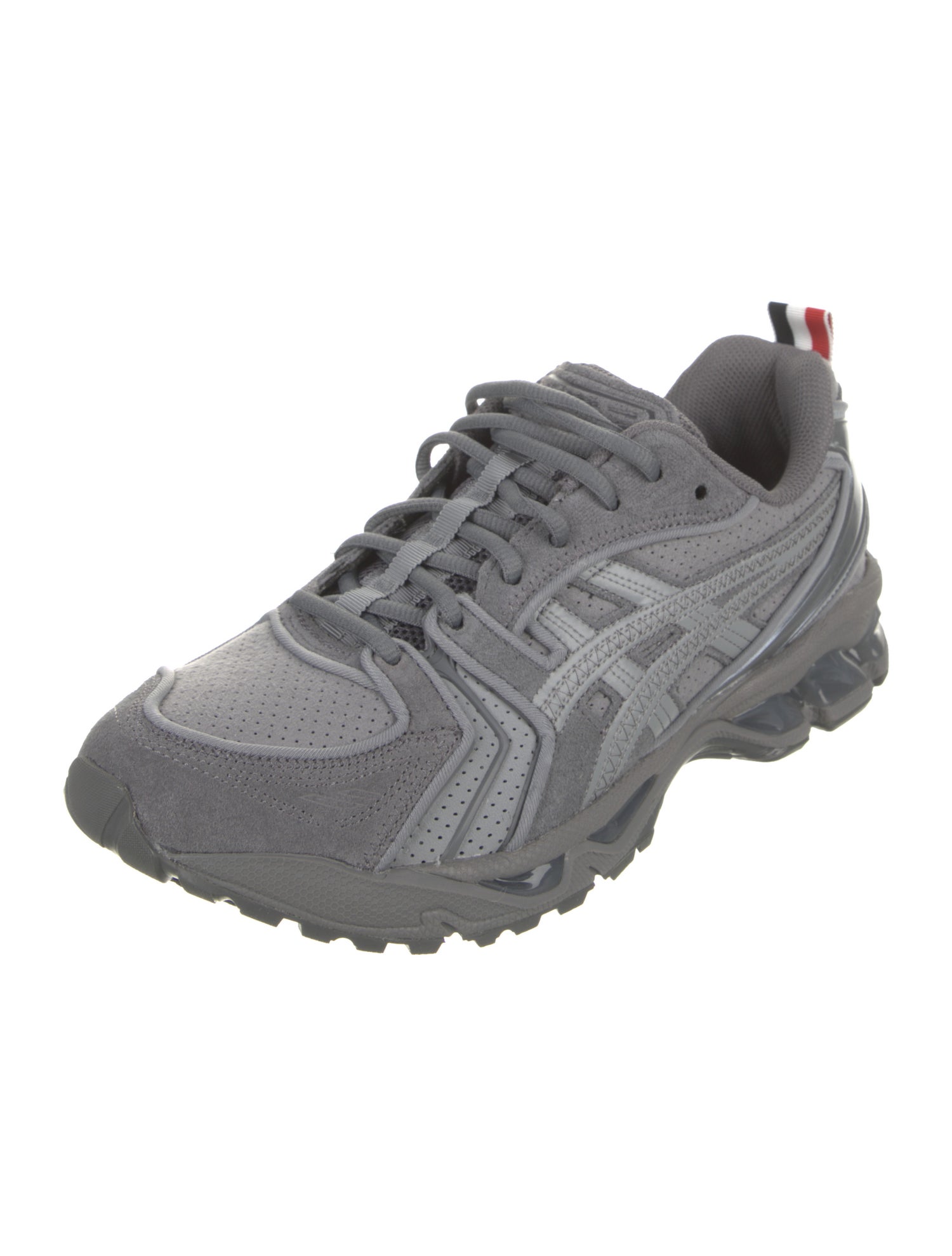 Asics x Thom Browne Suede Embroidered Accent Athletic Sneakers