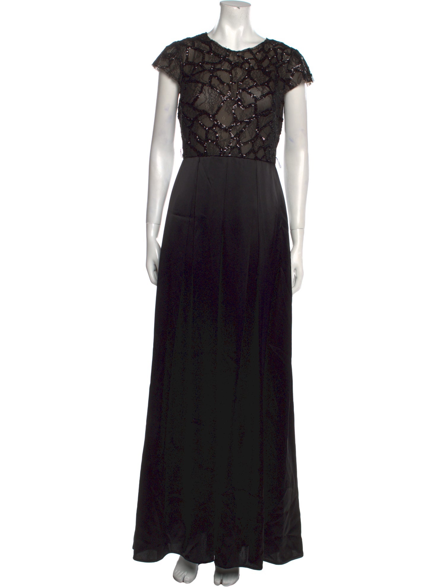Allen Schwartz Lace Pattern Long Dress