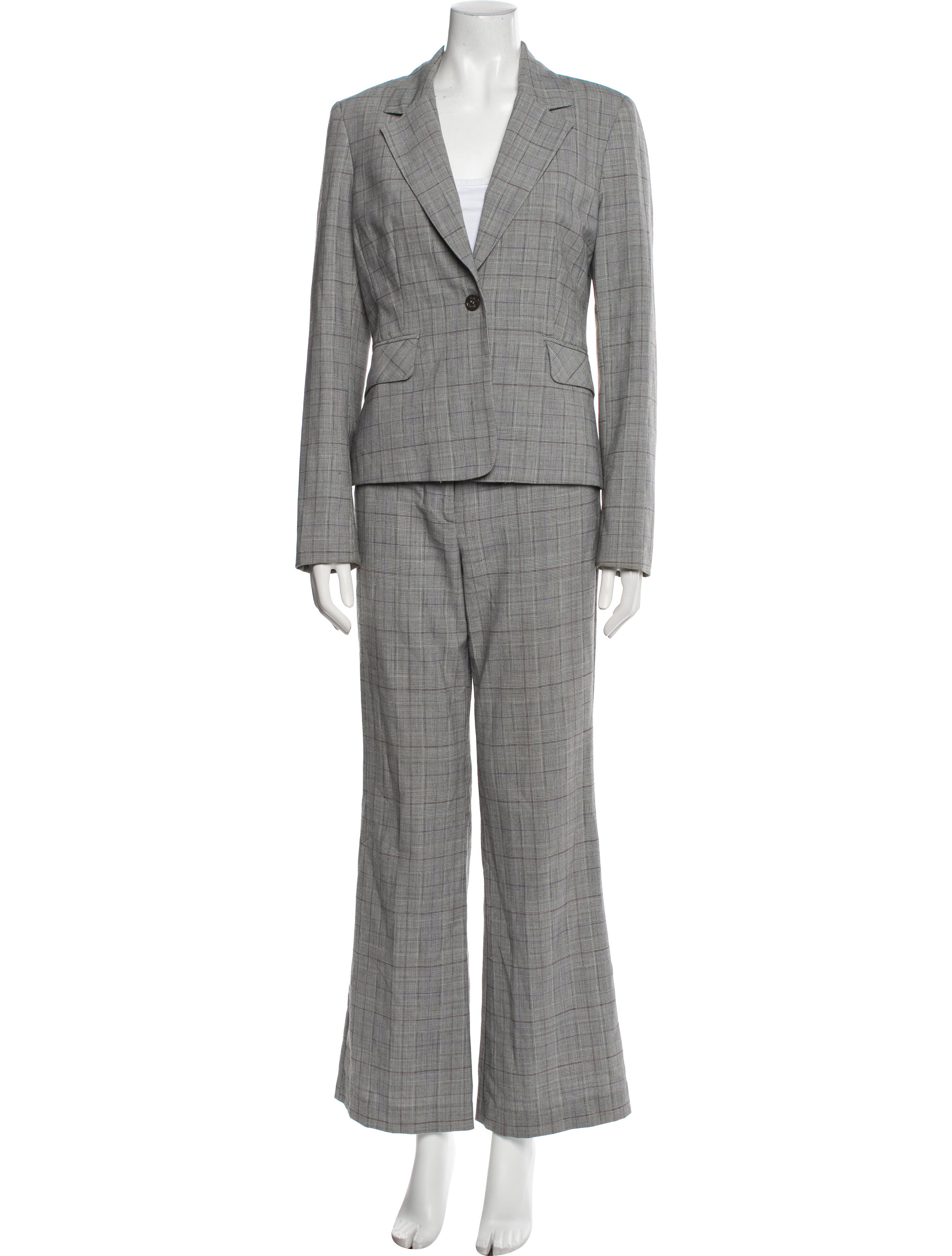 Allen Schwartz Plaid Print Pantsuit