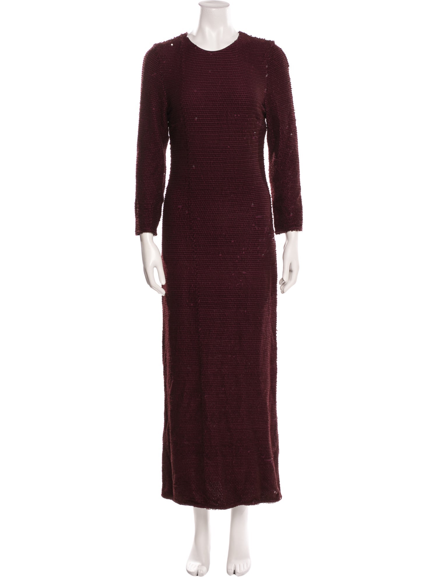 Allen Schwartz Crew Neck Long Dress