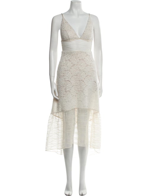 Allen Schwartz Lace Pattern Long Dress