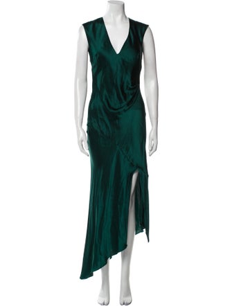 Allen Schwartz Silk Long Dress