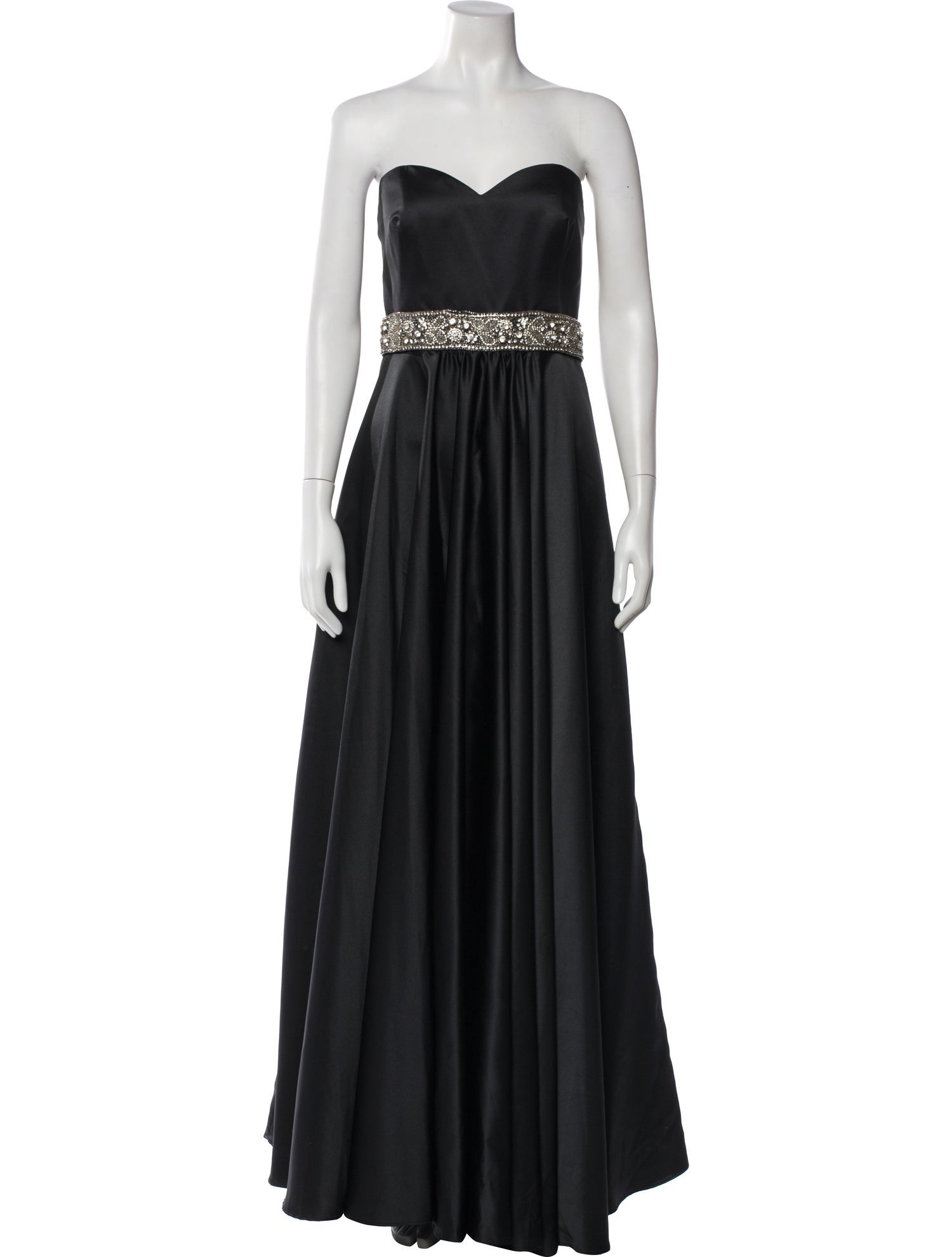 Allen Schwartz Strapless Long Dress