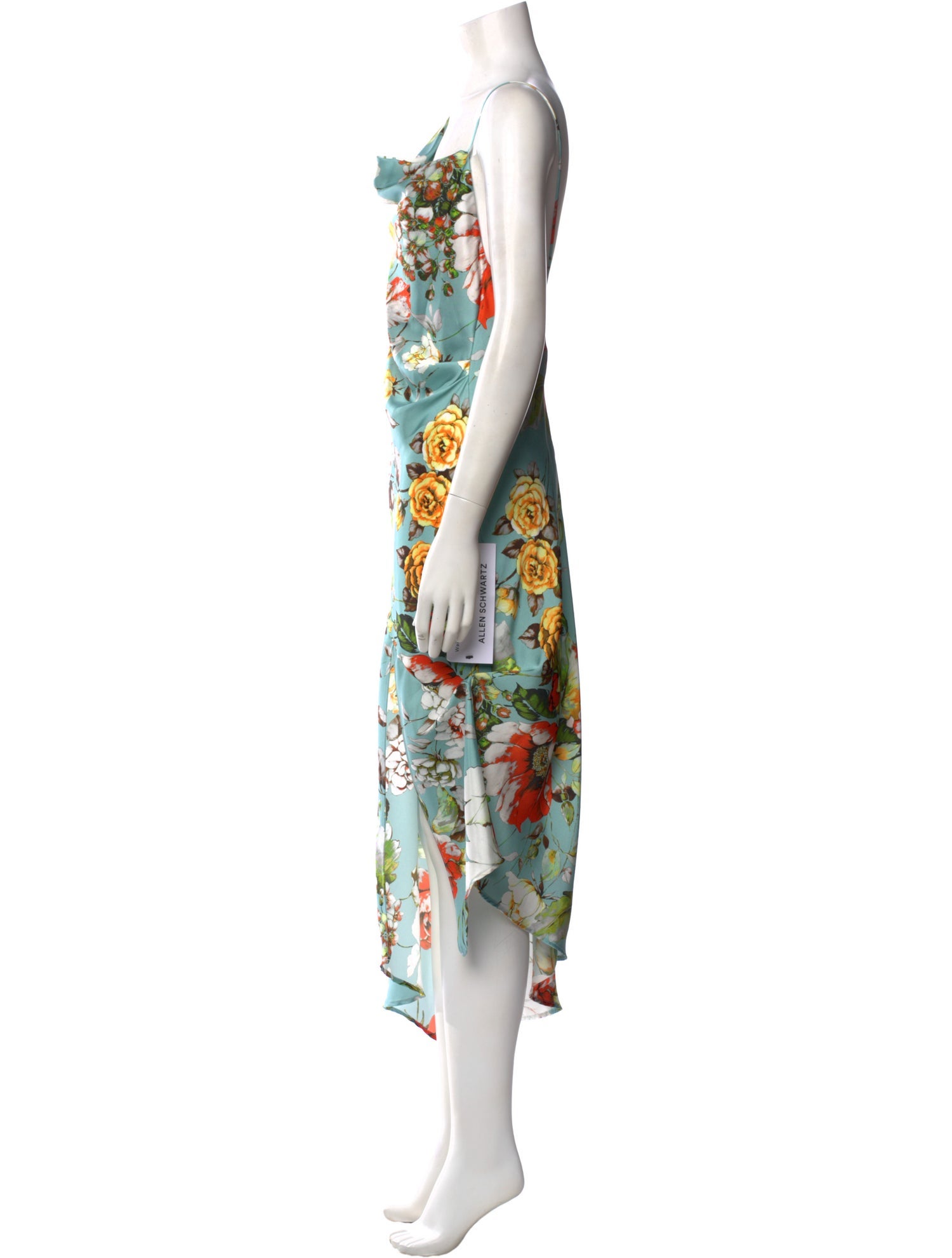 Allen Schwartz Floral Print Long Dress