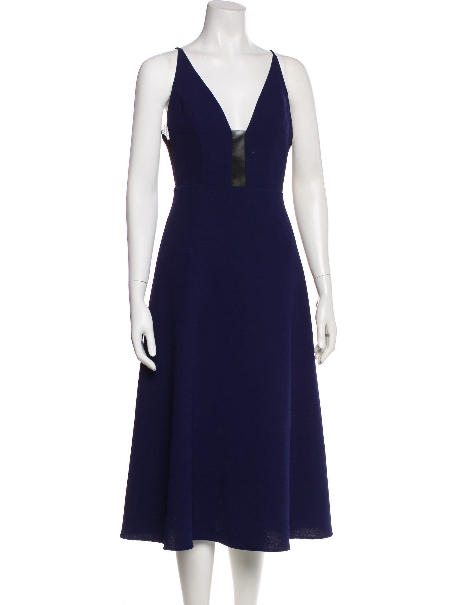 Allen Schwartz V-Neck Midi Length Dress