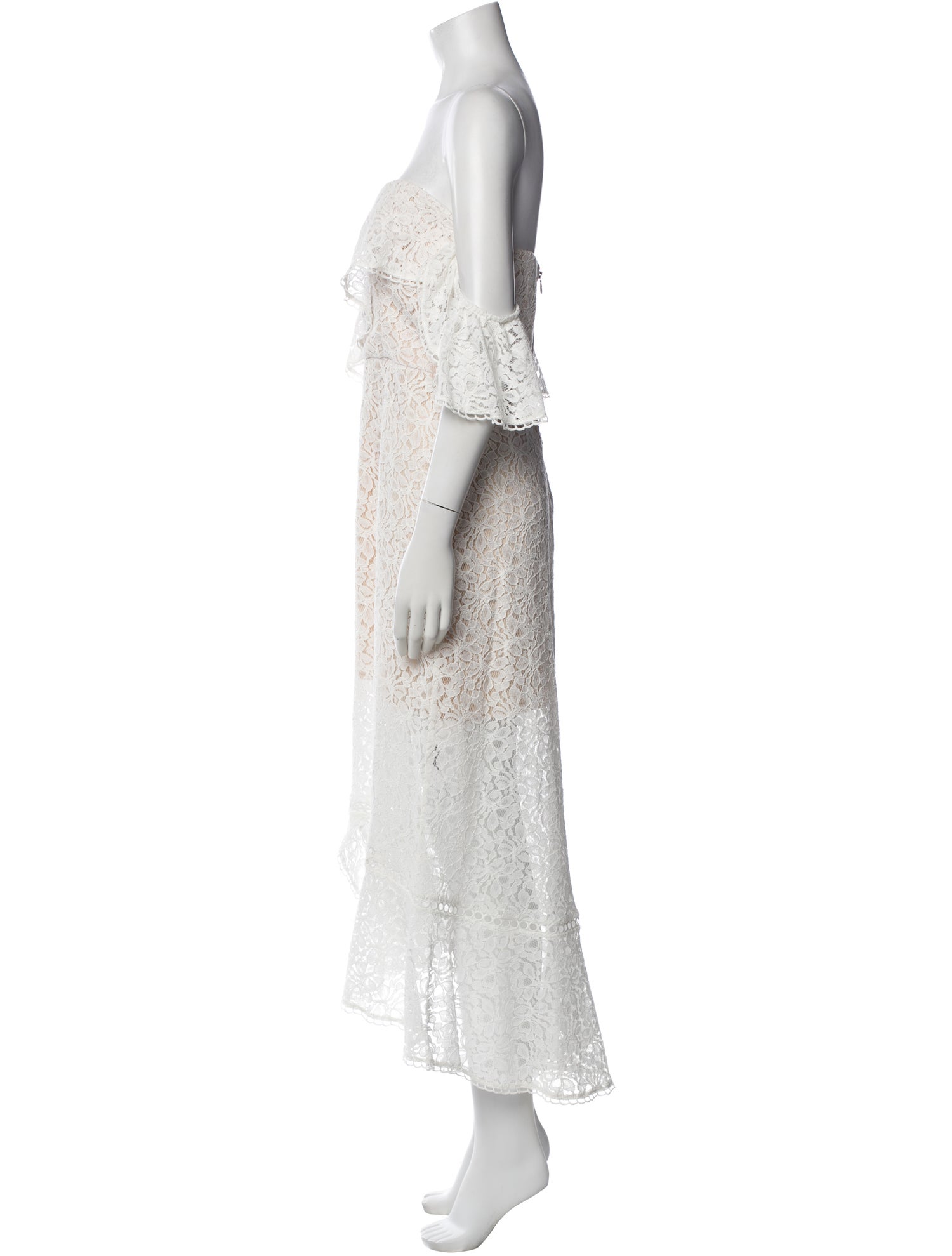 Allen Schwartz Lace Pattern Midi Length Dress