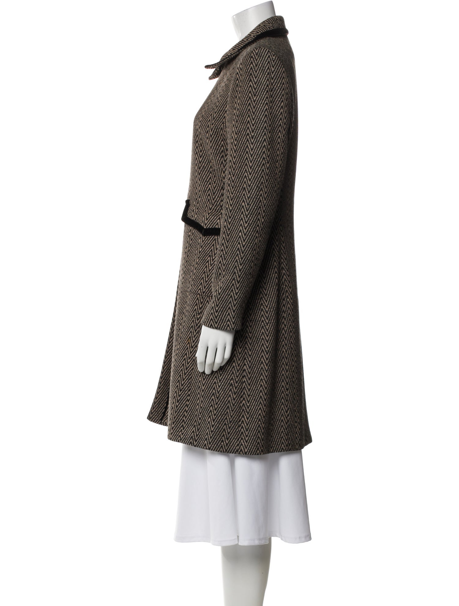 Allen Schwartz Tweed Pattern Coat