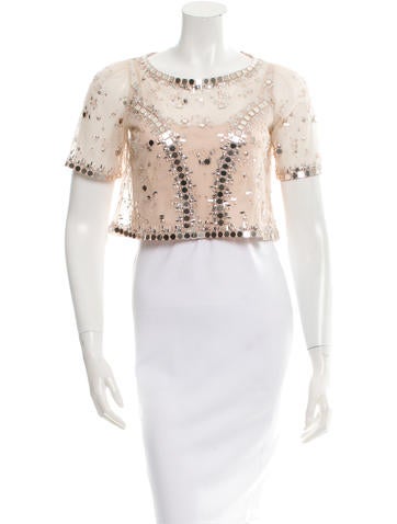 Alice by Temperley Klementina Embellished Top w/ Tags