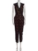 Alice by Temperley Lace Pattern V-Neck Jumpsuit