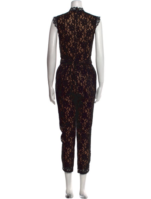 Alice by Temperley Lace Pattern V-Neck Jumpsuit