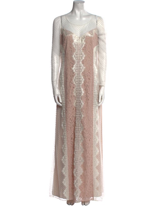Alice by Temperley Lace Pattern Long Dress