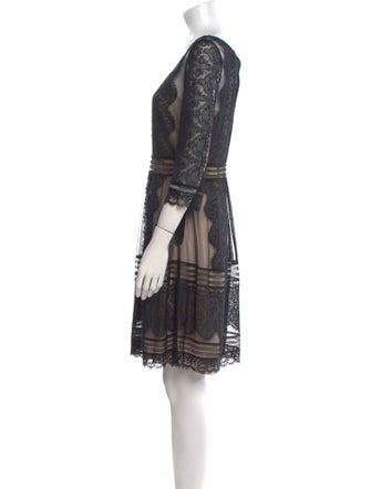 Alice by Temperley Lace Pattern Mini Dress