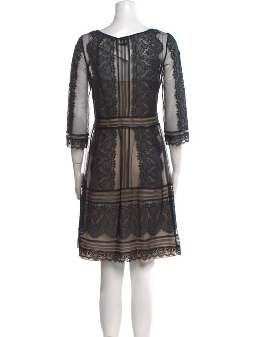 Alice by Temperley Lace Pattern Mini Dress