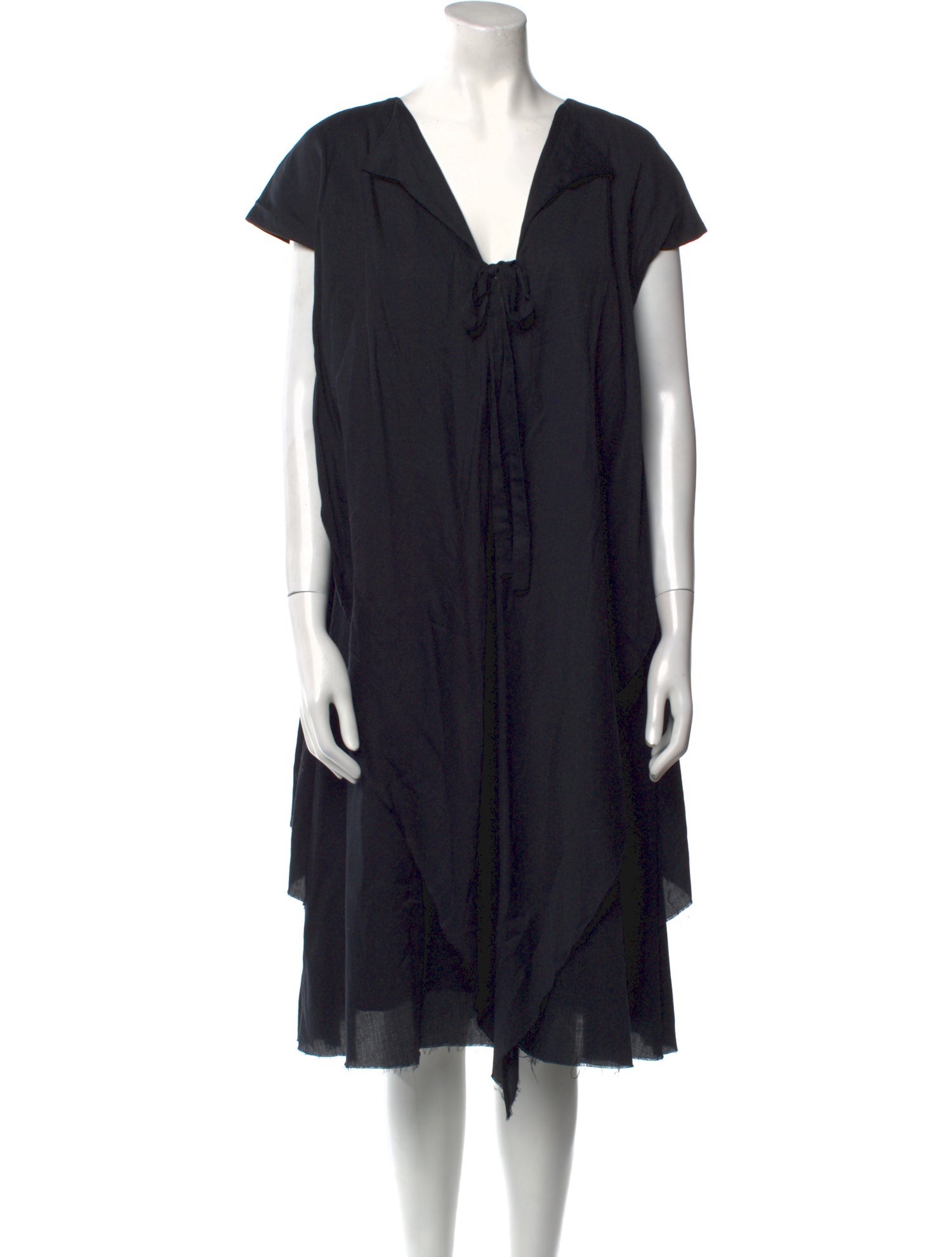 A Tentative Atelier V-Neck Midi Length Dress