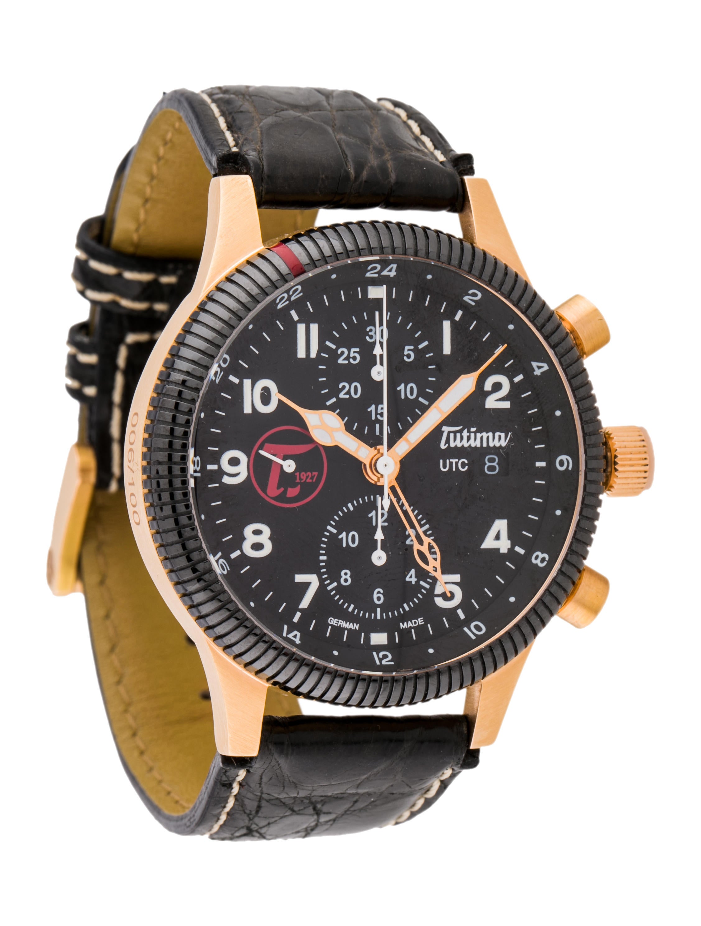 tutima grand classic chronograph utc