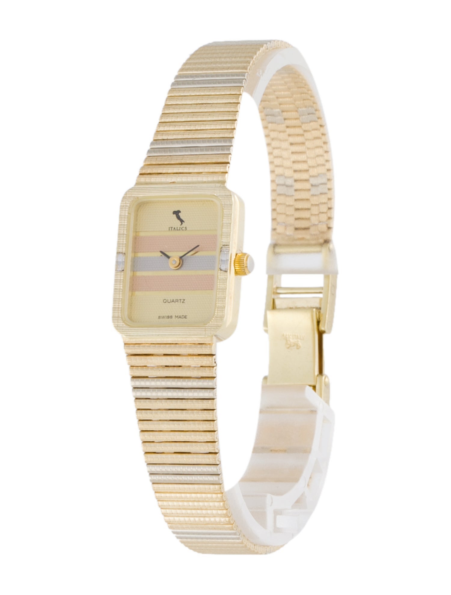 Watch Italics Tri-Color Vintage Watch
