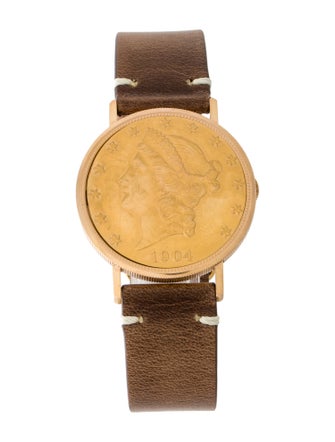 Watch Eska Hidden 1904 Twenty Dollar Coin Watch