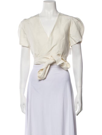 ArtClub Silk V-Neck Top