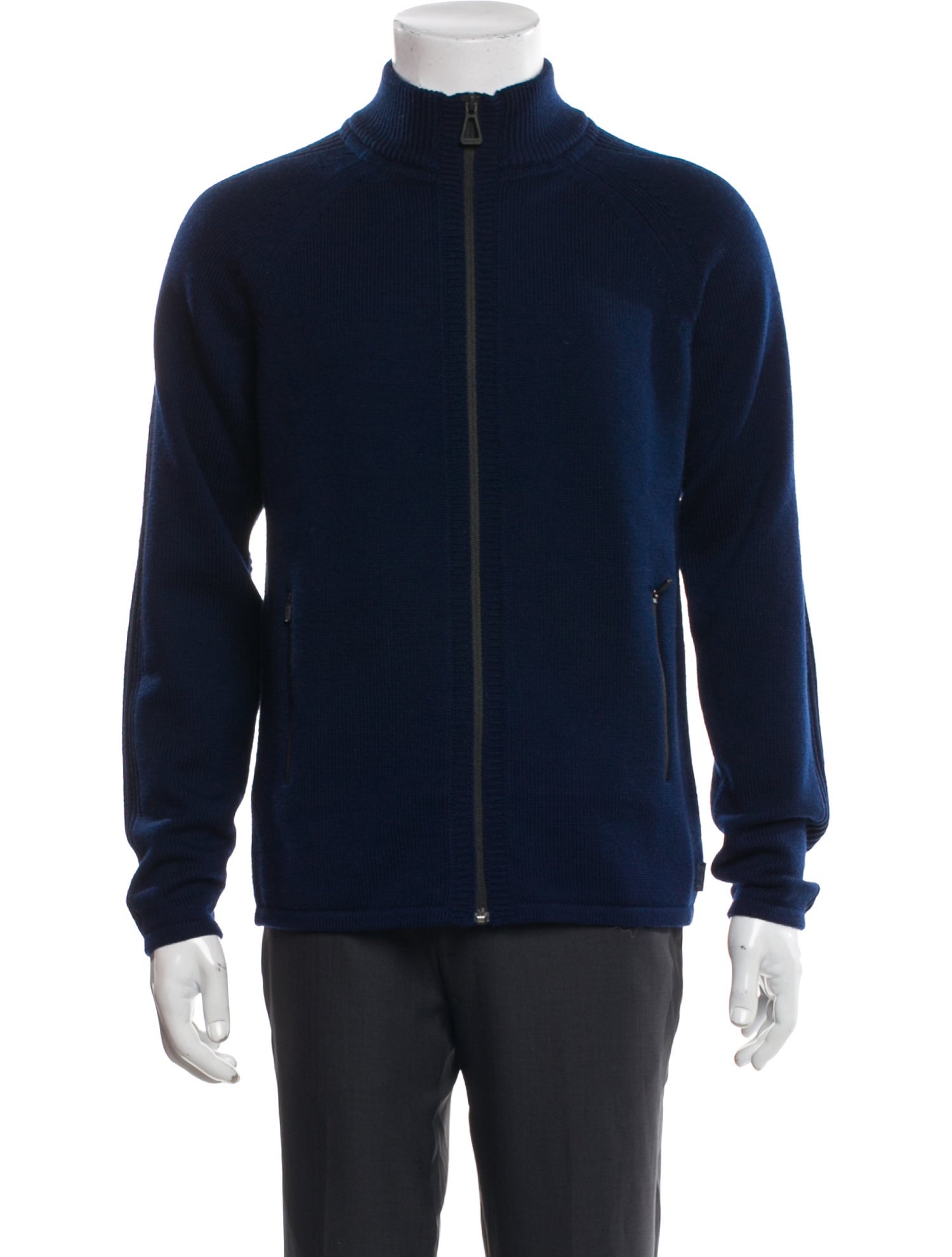 Aether Merino Wool Turtleneck Cardigan