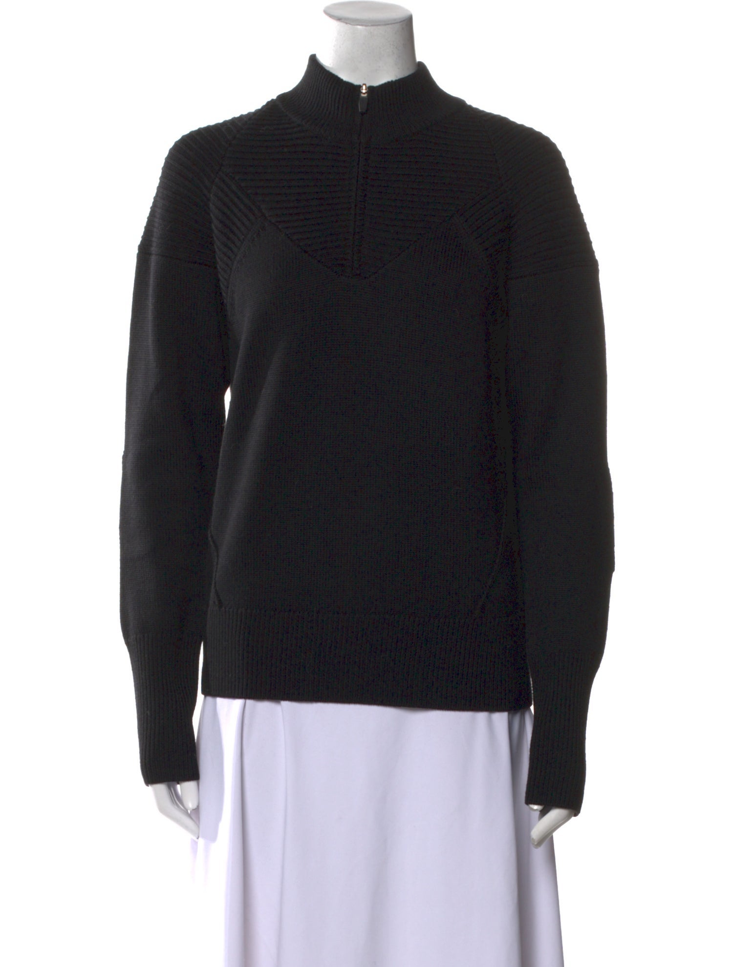 Aether Merino Wool Mock Neck Sweater