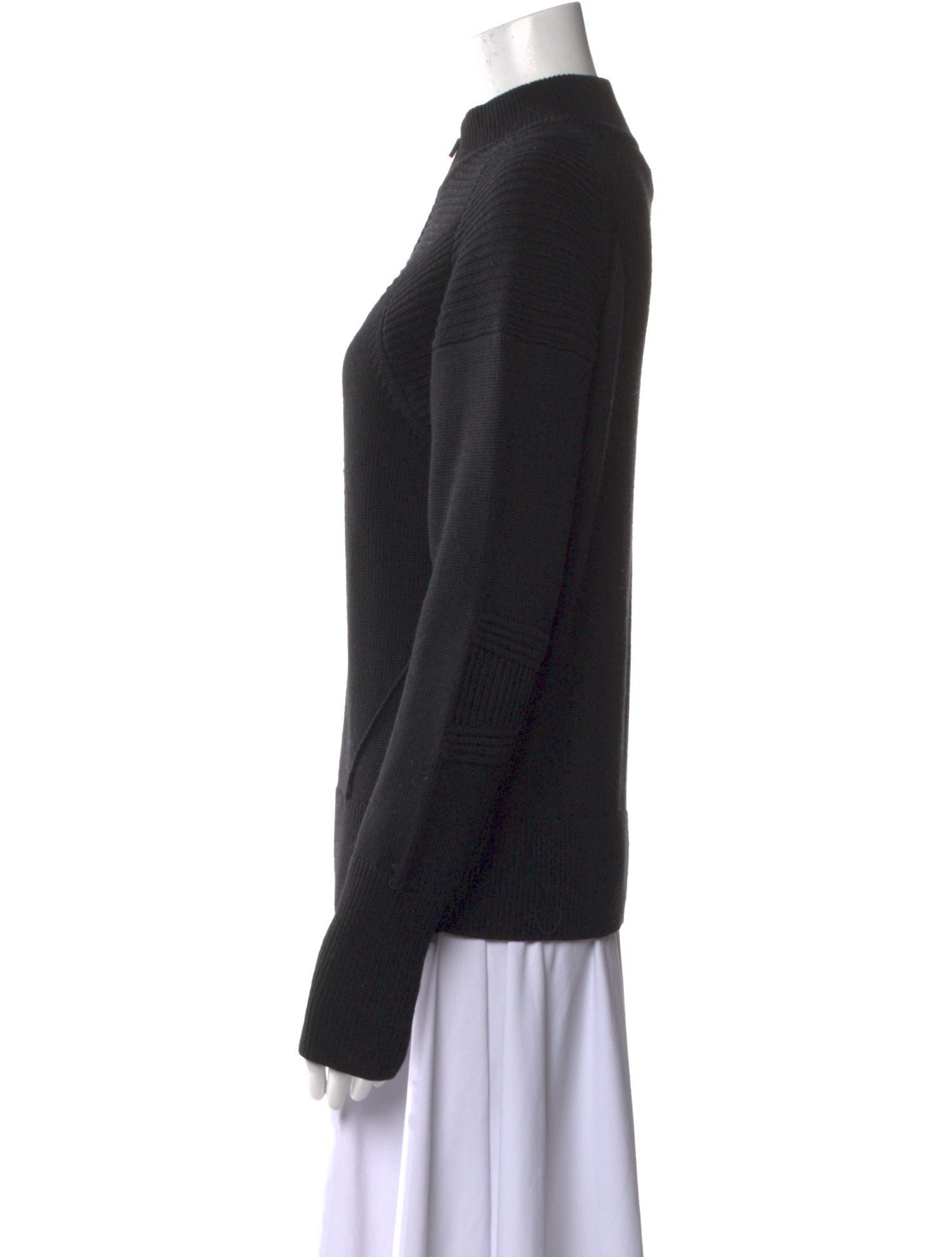 Aether Merino Wool Mock Neck Sweater