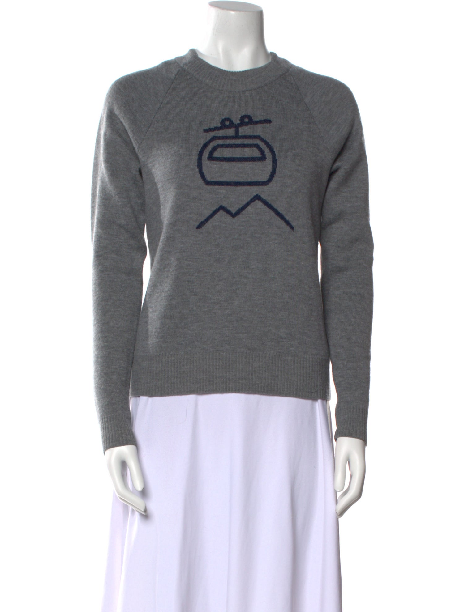 Aether Merino Wool Graphic Print Sweater