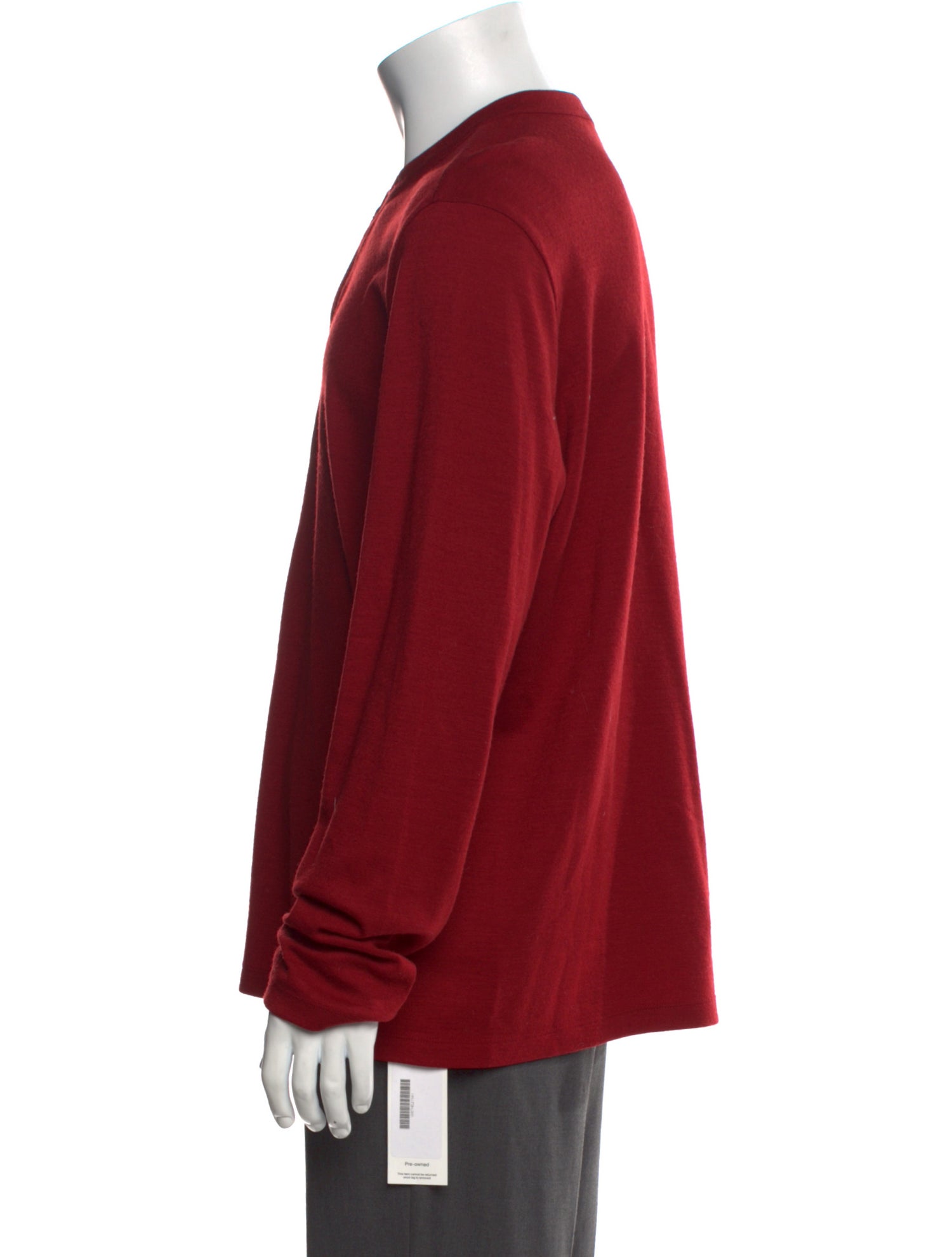 Aether Wool Crew Neck Henley