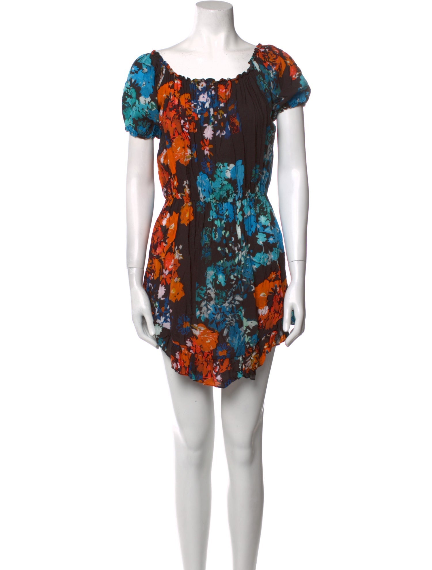 Athena Procopiou Printed Mini Dress