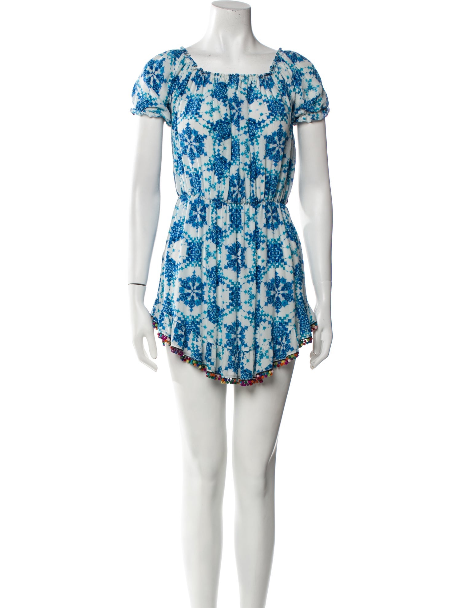 Athena Procopiou Silk Mini Dress