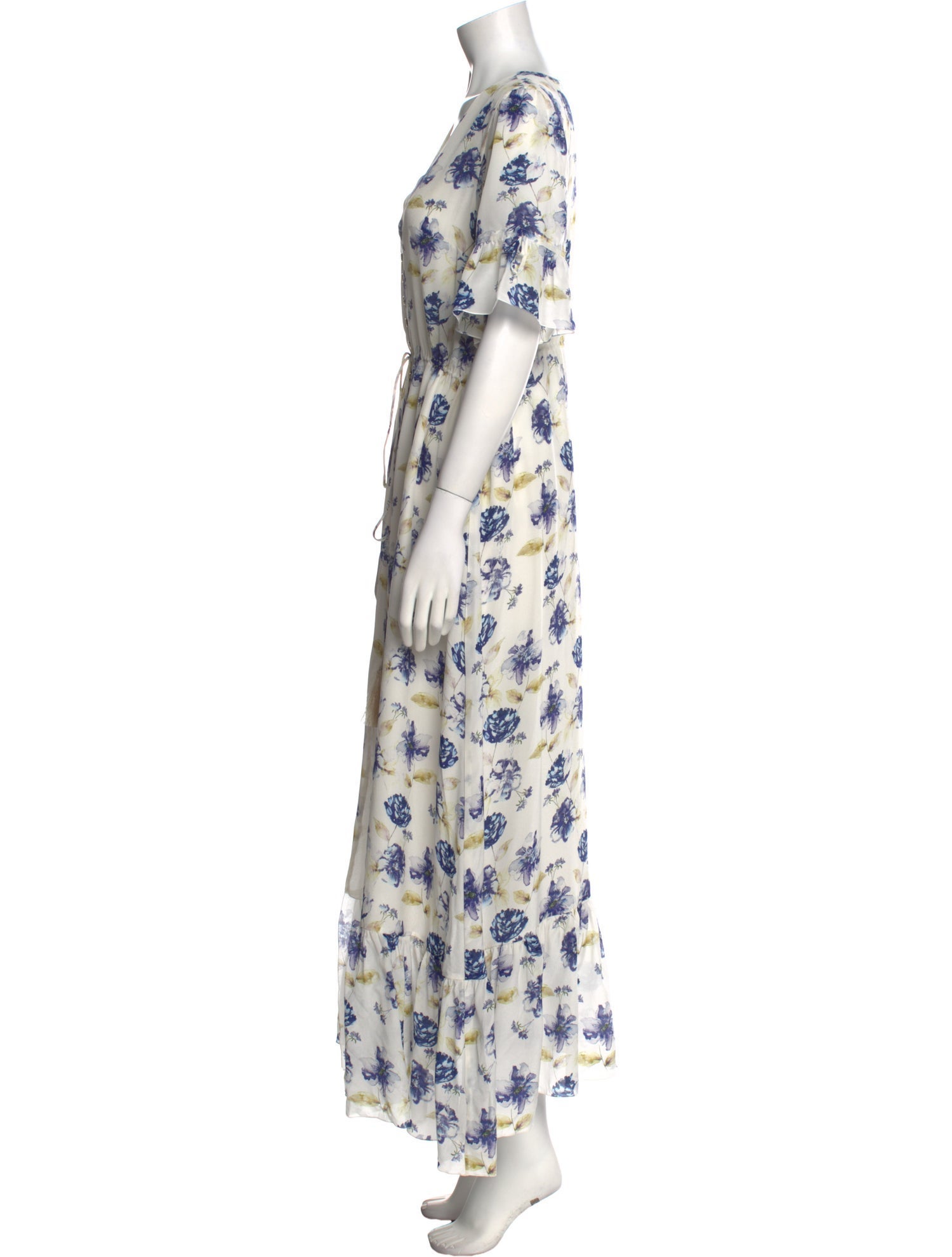 Athena Procopiou Silk Long Dress