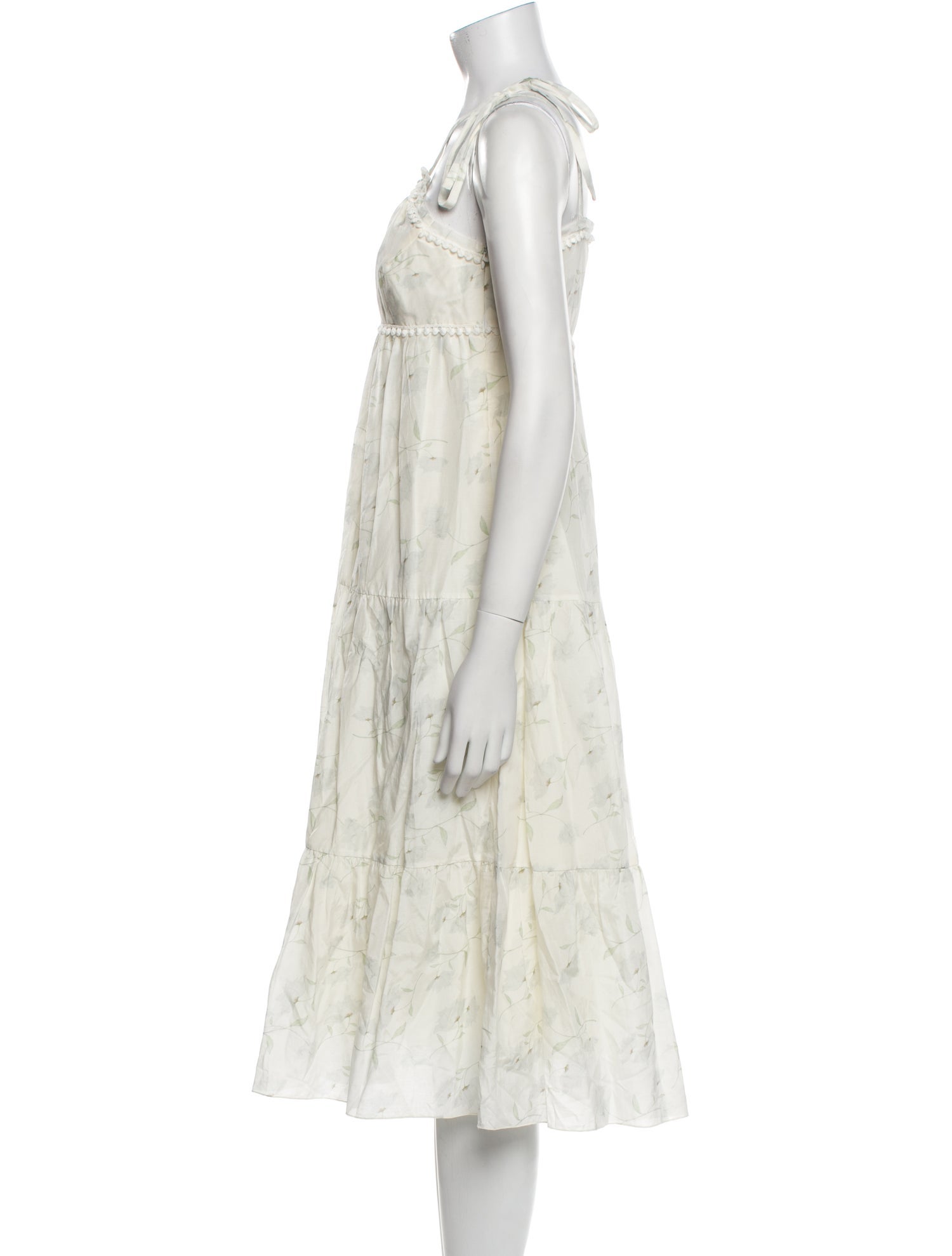 Athena Procopiou Floral Print Knee-Length Dress