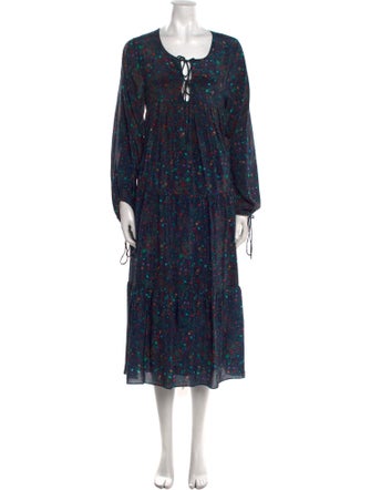 Athena Procopiou Silk Long Dress