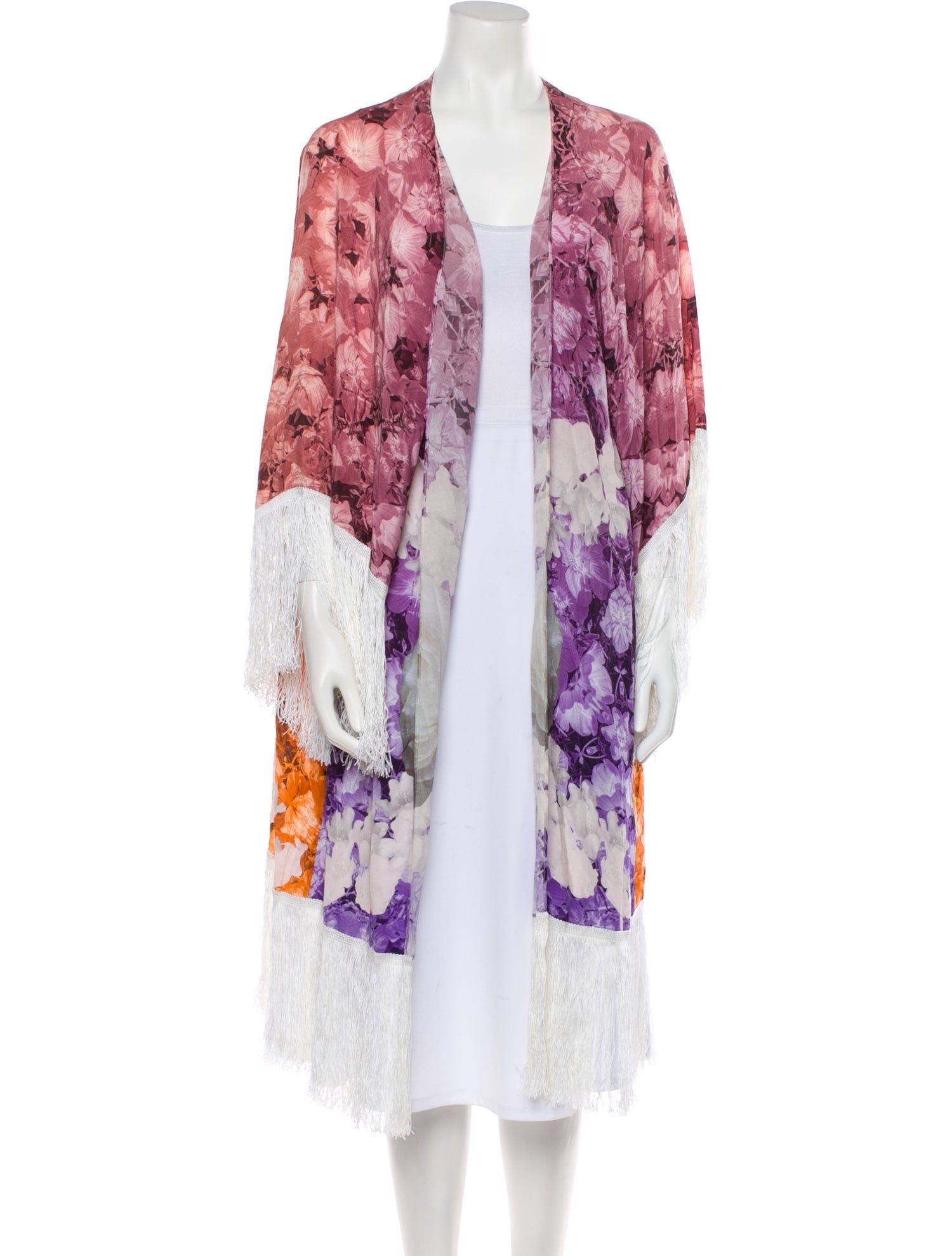 Athena Procopiou Silk Printed Robe w/ Tags