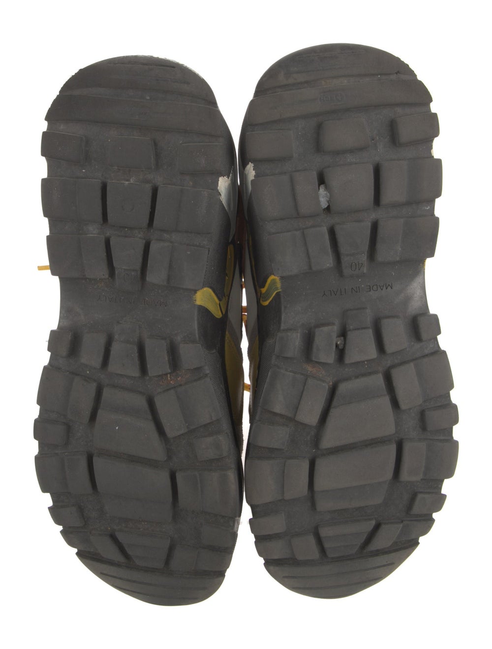 Attimonelli's Leather Colorblock Pattern Sneakers - image 5