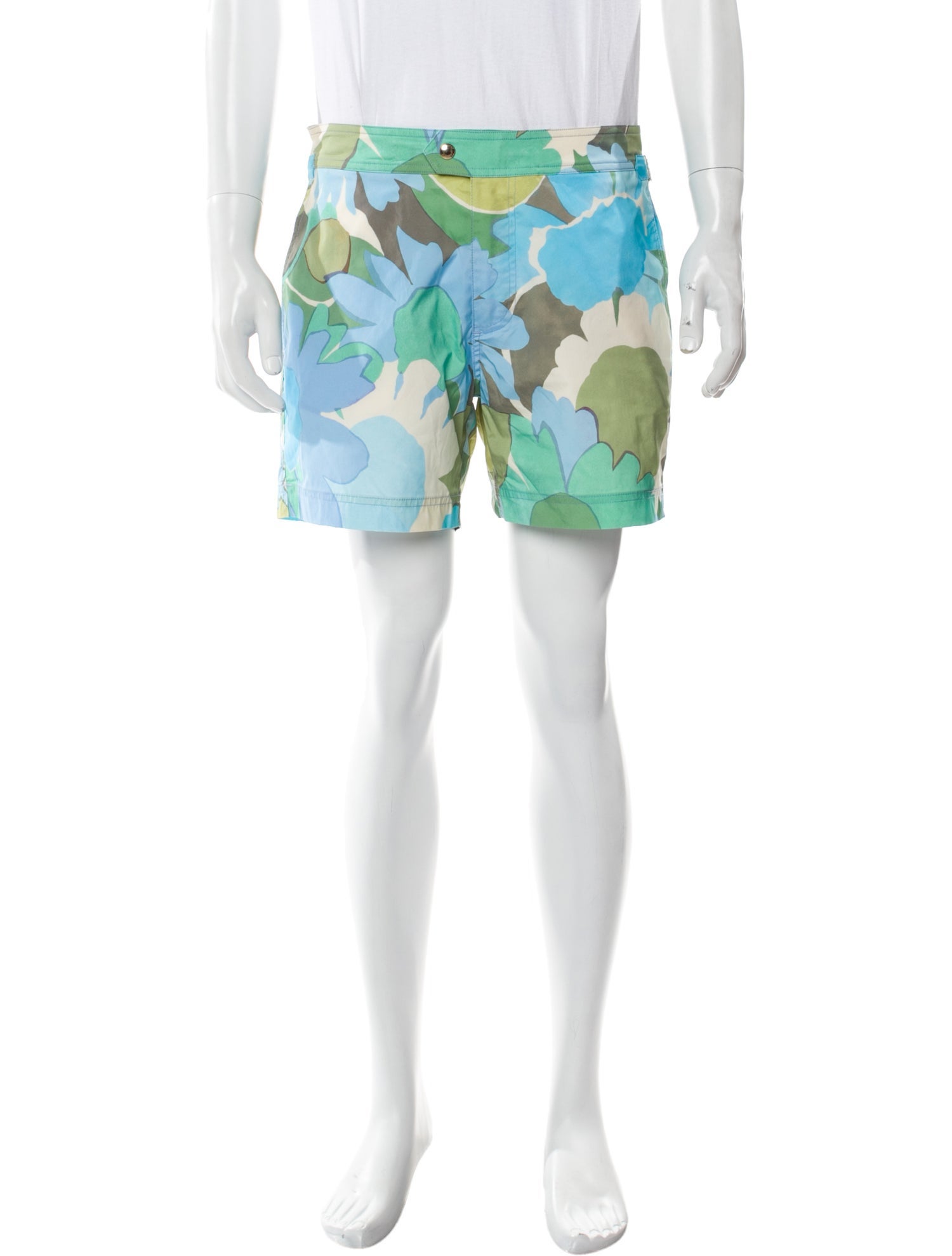 Tom Ford Floral Print Swim Trunks