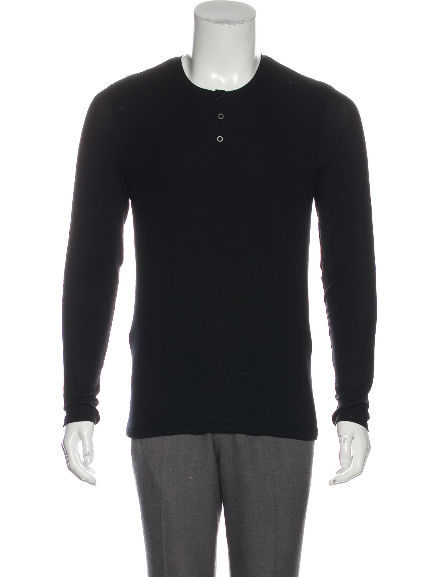 ATM Henley Long Sleeve T-Shirt w/ Tags